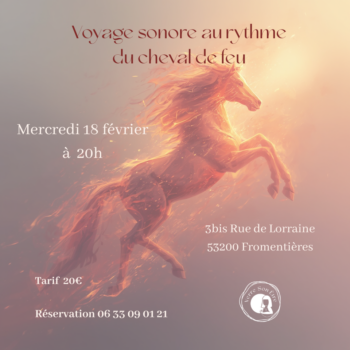 voyage sonore cheval de feu