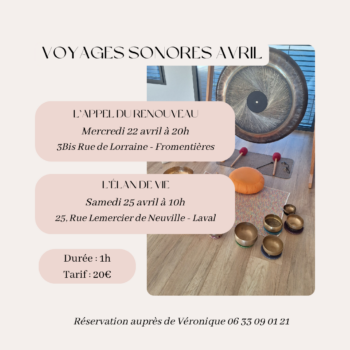 voyage sonore avril